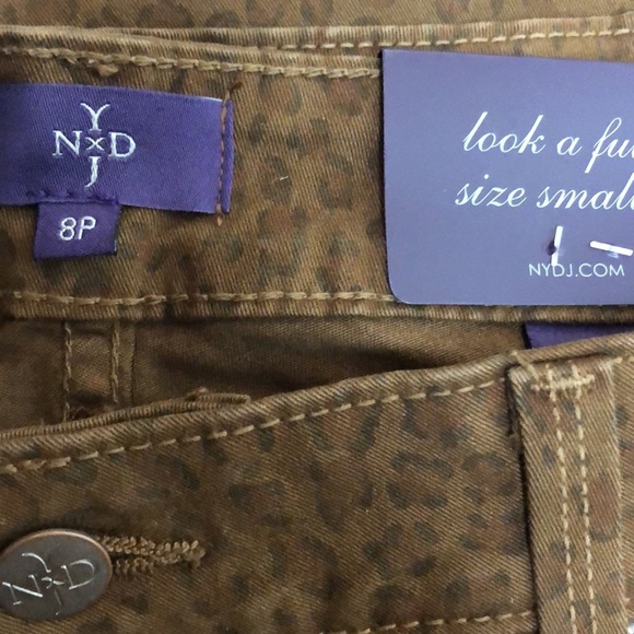 NEW NWT NYDJ Alisha Jaguar Print Ankle Jeans - Picture 6 of 6